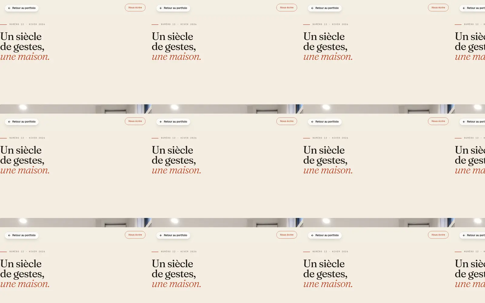 04 · Éditorial moderne